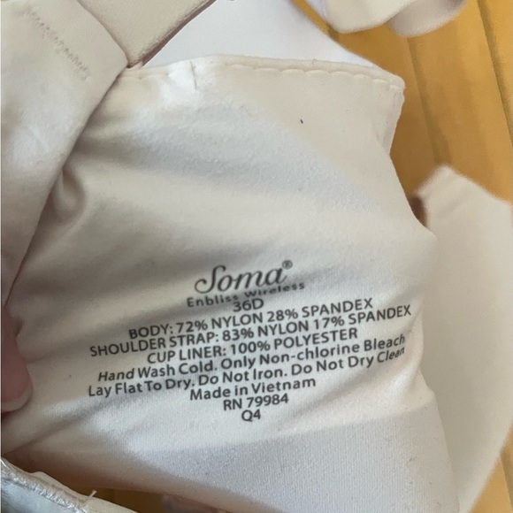 Soma Enbliss Wireless Blush Bra - Picture 3 of 3